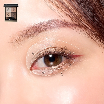 王道ベージュにひとさじのモードを添えた秋冬カラーメイクのSTAFF