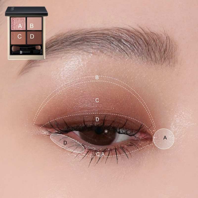 赤みブラウンでつくる、冬の血色感メイクのSTAFF REVIEW | スナップ