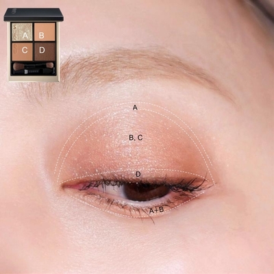 SUQQU スック　オマケ付き グリーンパールが煌めく、ナチュラルなブラウン系パレットのSTAFF