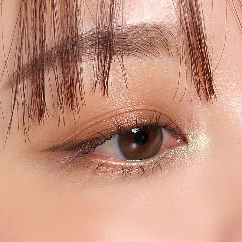 定番オレンジ系パレットを、偏光パールでニュアンスチェンジ